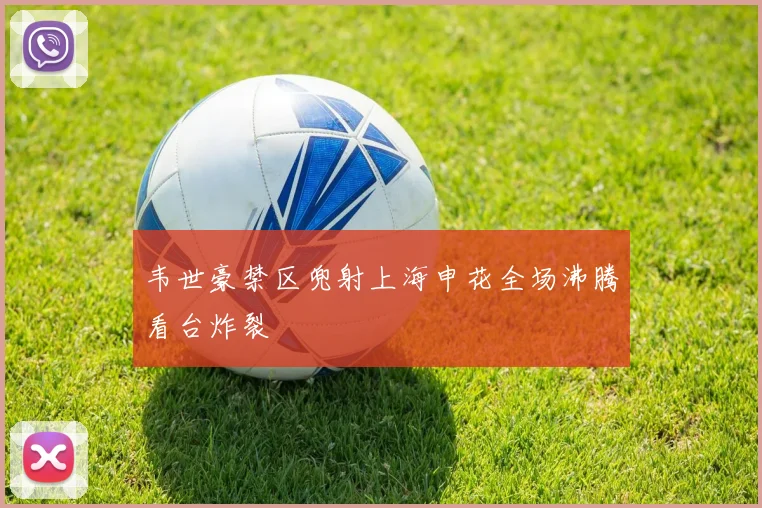 韦世豪禁区兜射上海申花全场沸腾看台炸裂